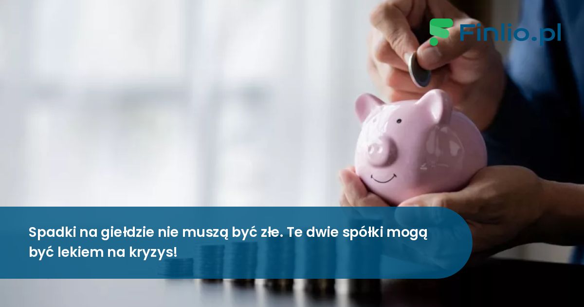 Spadki na giełdzie nie muszą być złe. Te dwie spółki mogą być lekiem na kryzys!
