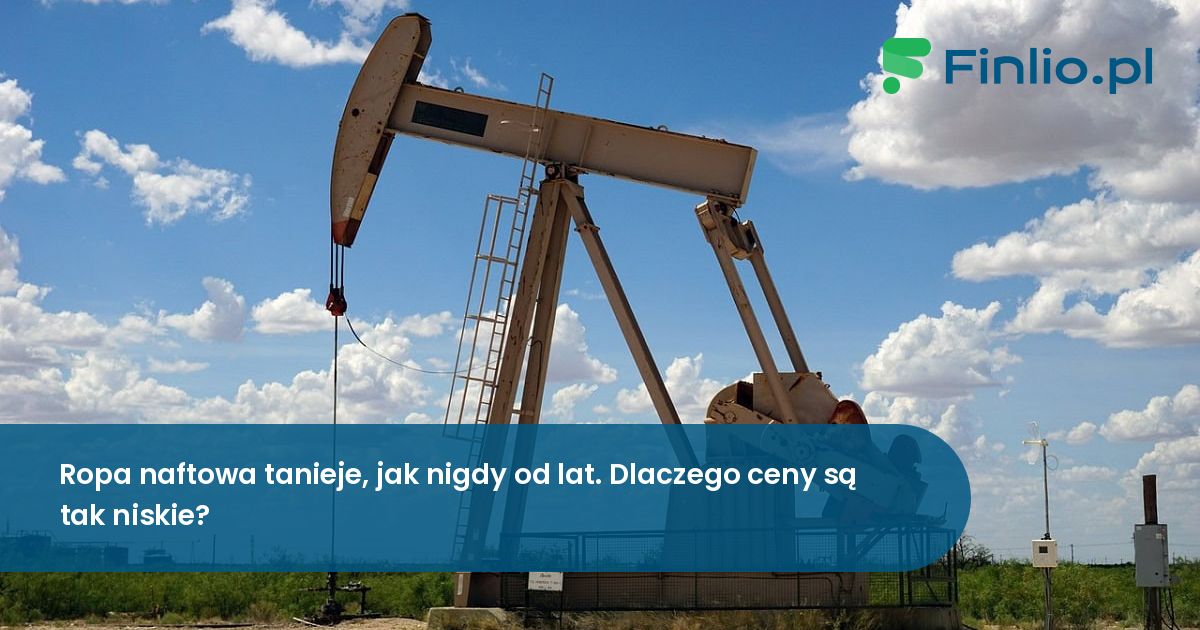 Ropa naftowa tanieje, jak nigdy od lat. Dlaczego ceny są tak niskie?