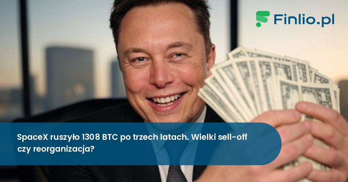 SpaceX ruszyło 1308 BTC po trzech latach. Wielki sell-off czy reorganizacja?