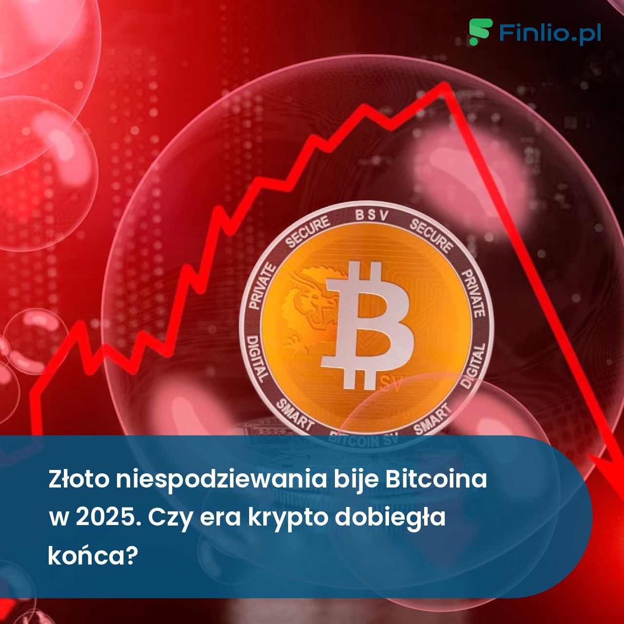 Złoto niespodziewania bije Bitcoina w 2025. Czy era krypto dobiegła końca?