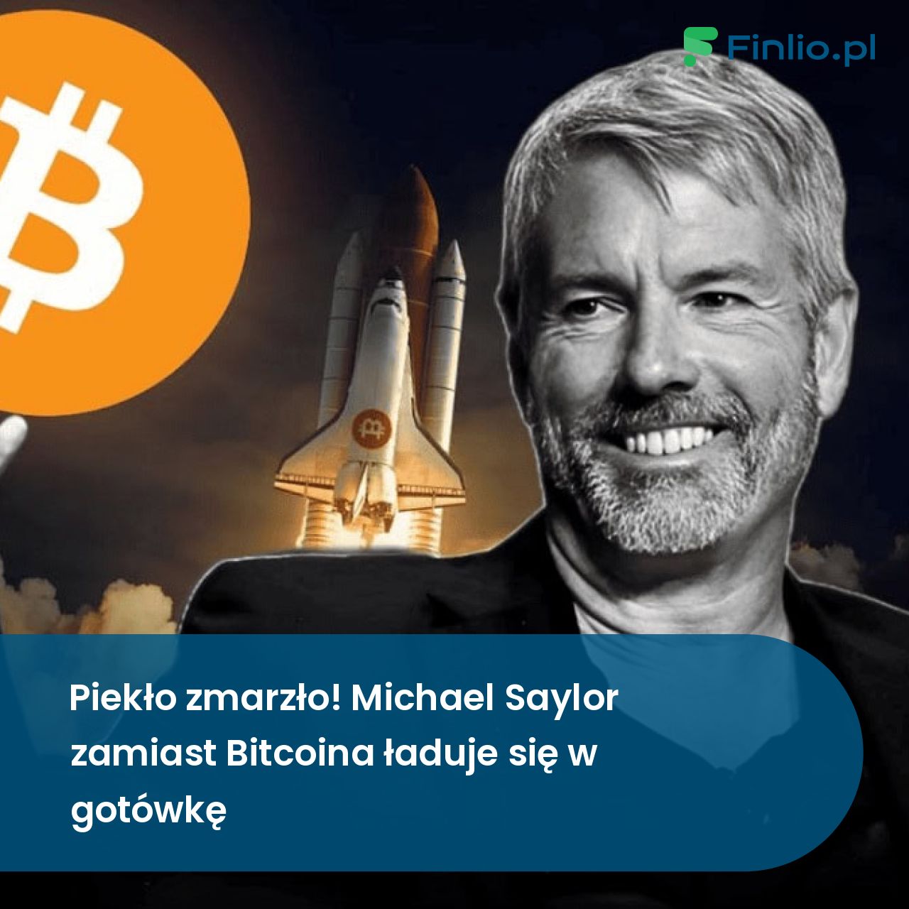 Piekło zmarzło! Michael Saylor zamiast Bitcoina ładuje się w gotówkę