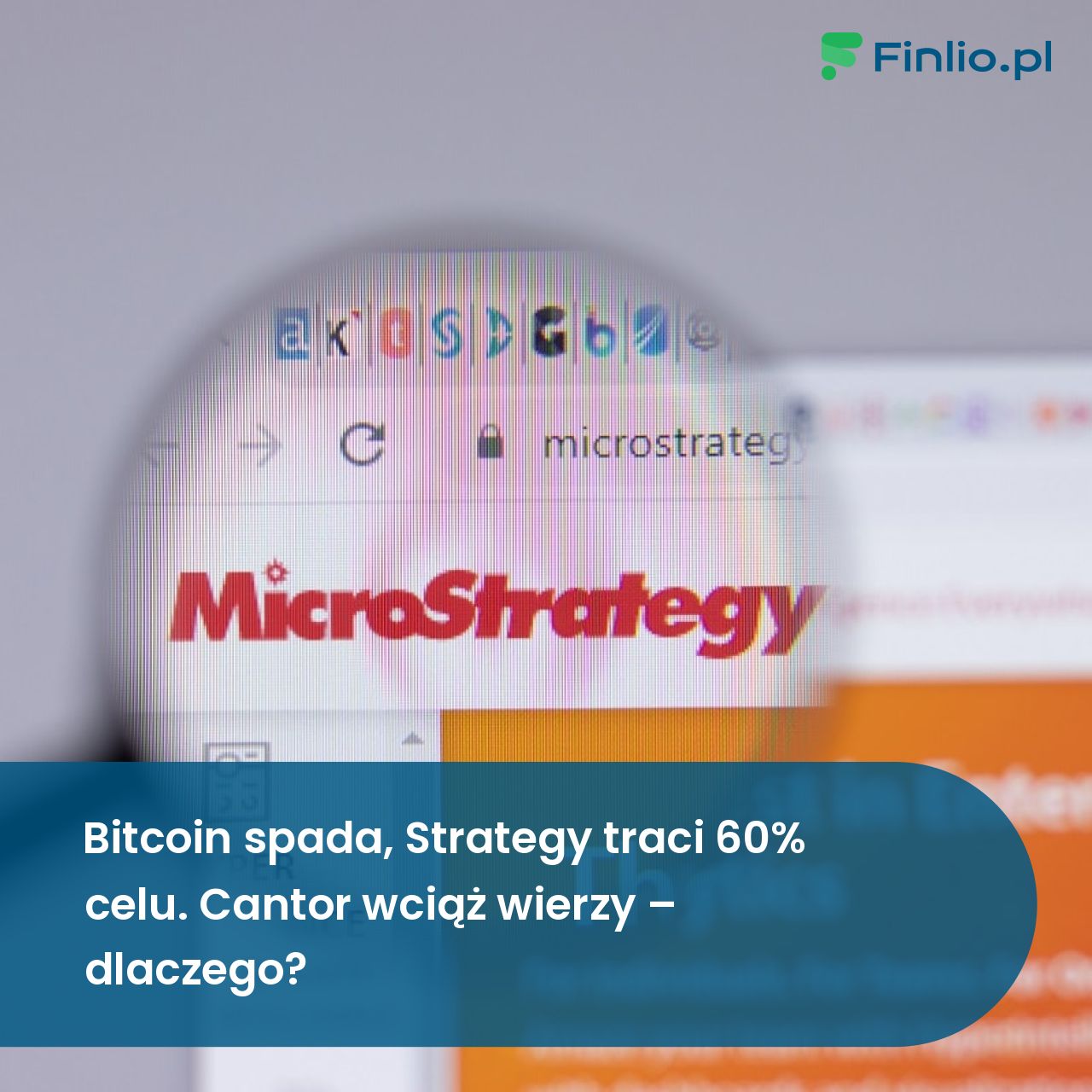 Bitcoin spada, Strategy traci 60% celu. Cantor wciąż wierzy – dlaczego?